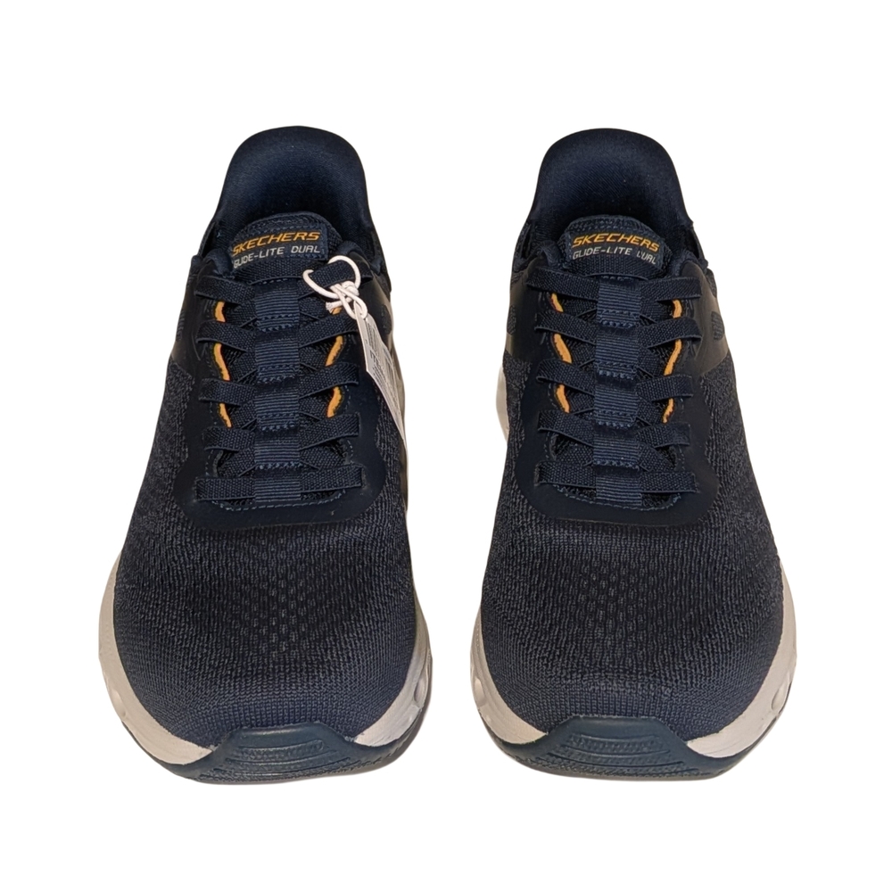 Skechers Men's Navy and Tan Athletic Sneakers